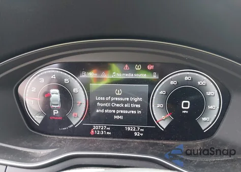 2024 Audi A5 Sportback Premium Plus 45 Tfsi Quattro S Tronic из США, поврежденный, VIN WAUFACF56RA011309